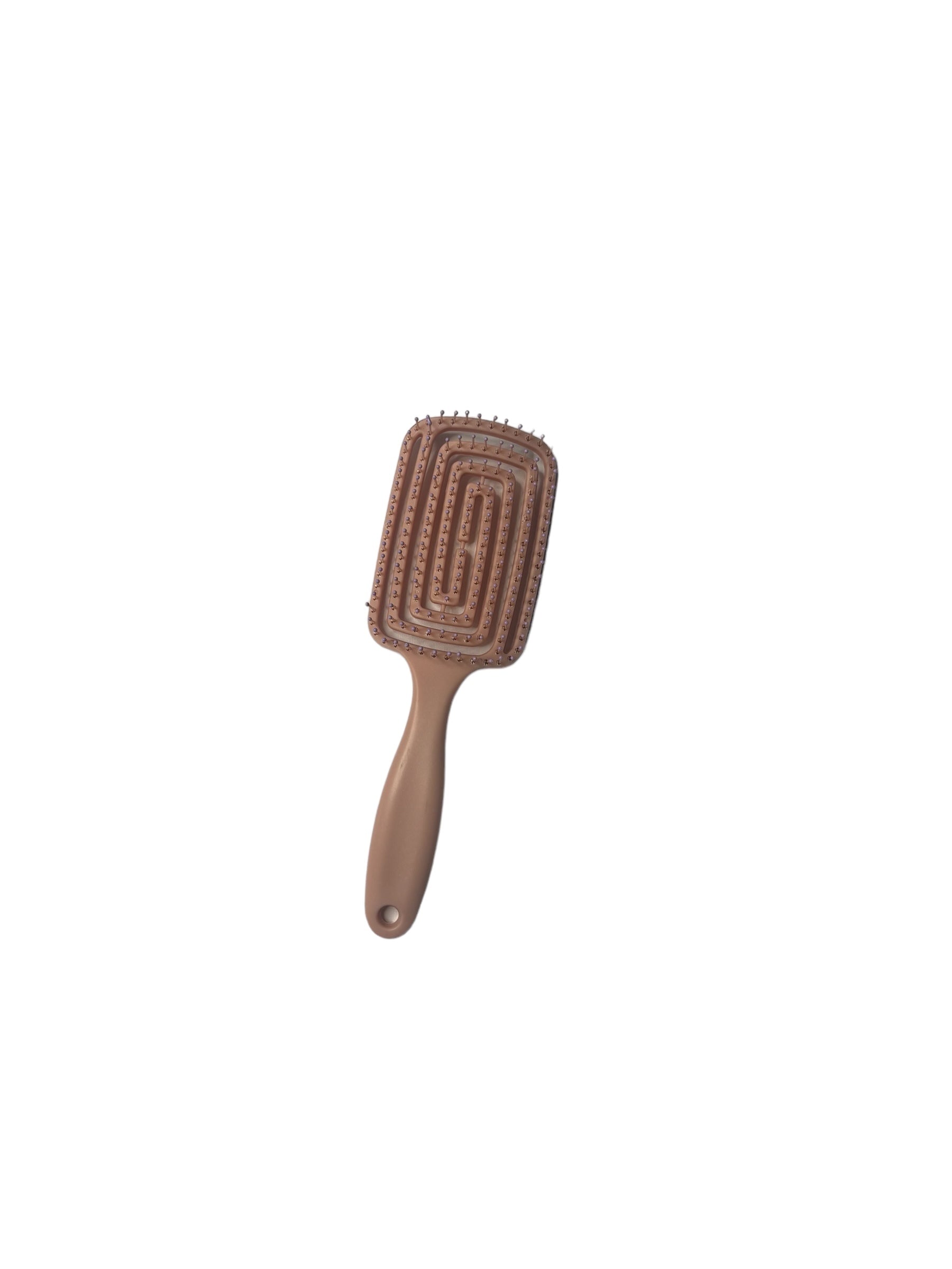 Wet dry detangler brush
