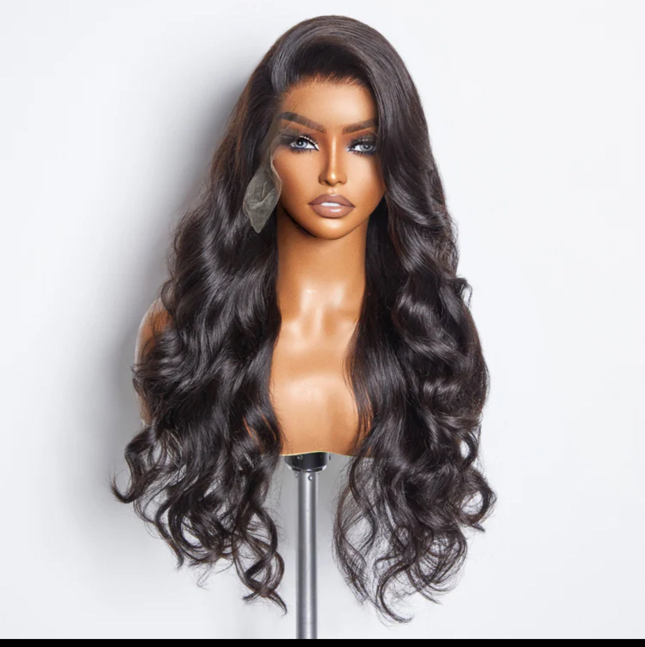 1B BODYWAVE GLUELESS WIG