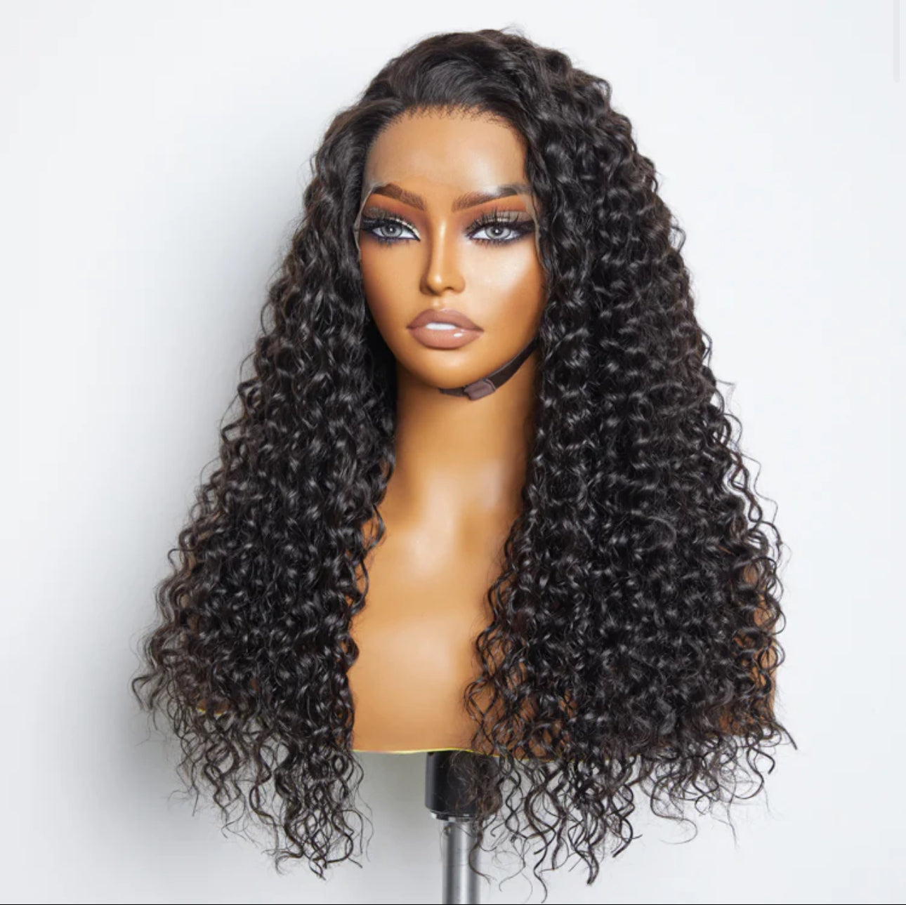 1B WATER WAVE GLUELESS WIG