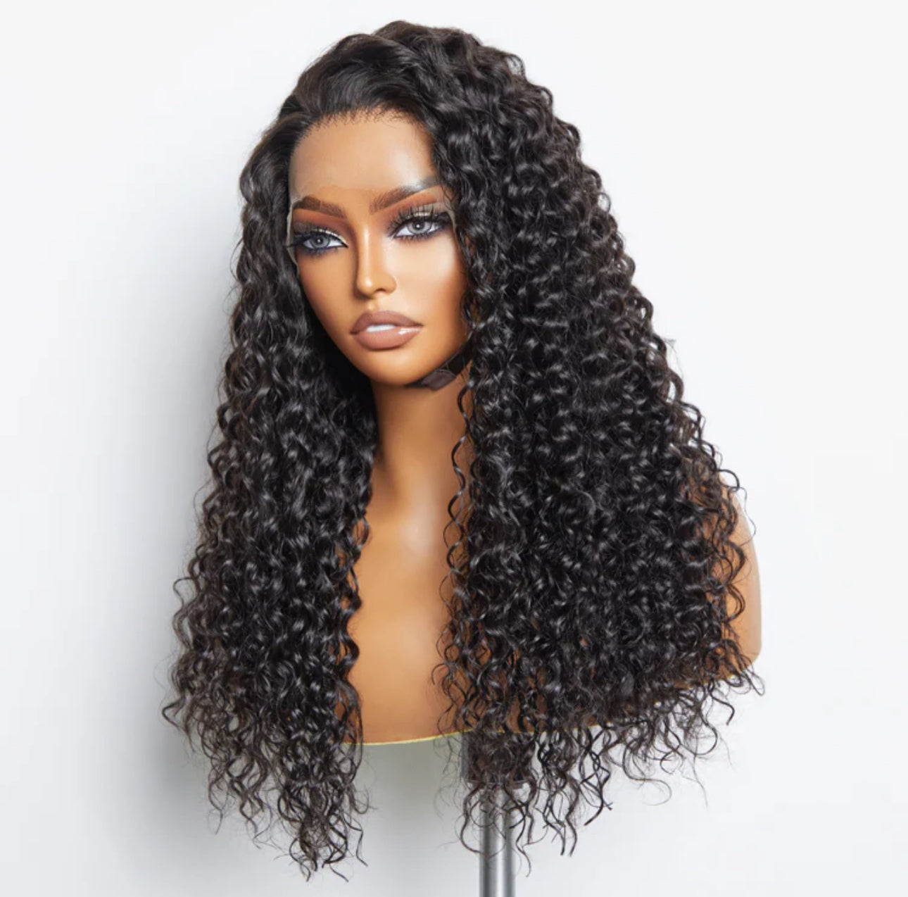 1B WATER WAVE GLUELESS WIG