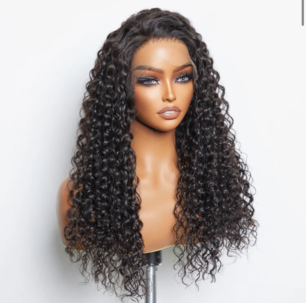 1B WATER WAVE GLUELESS WIG