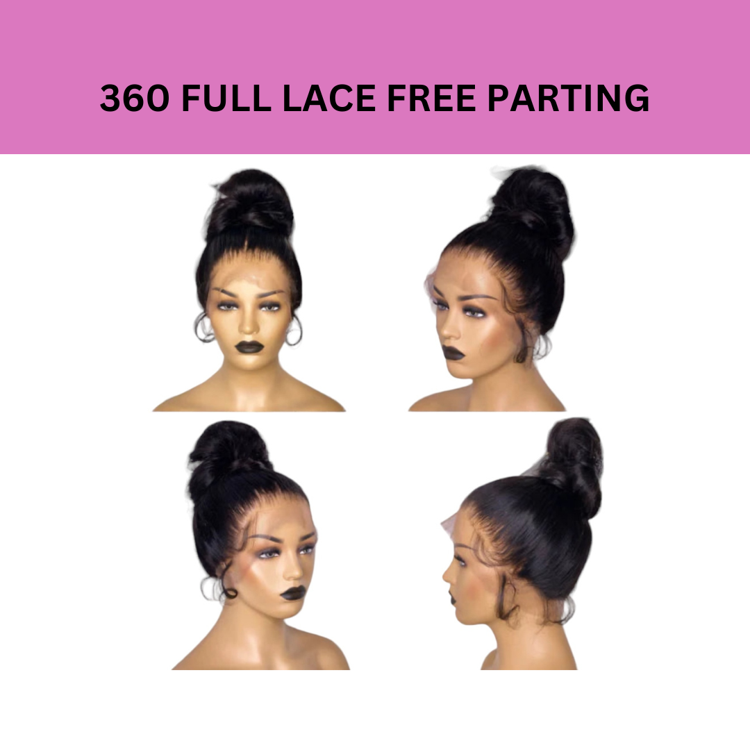 1B 360 FULL LACE WIG