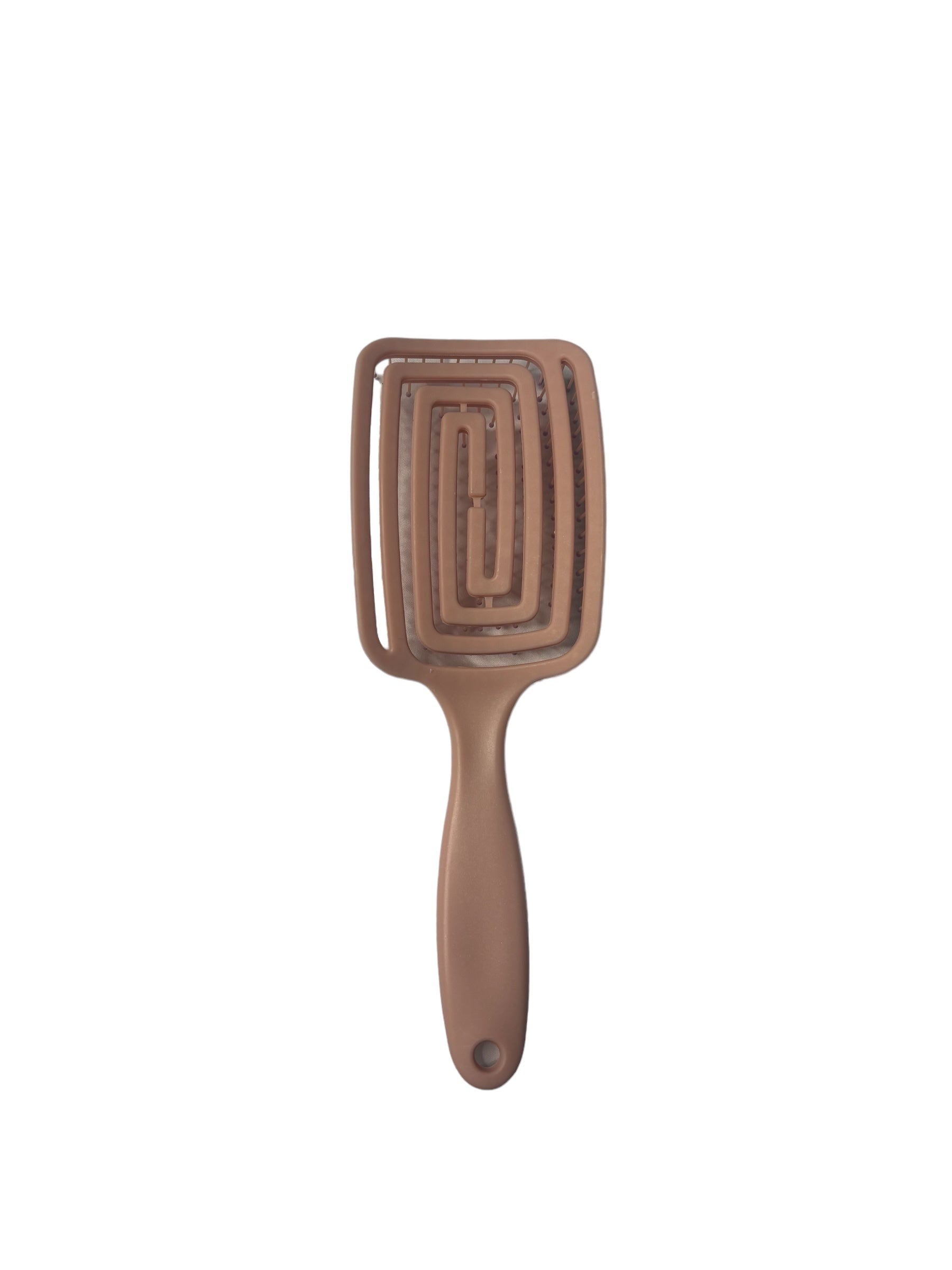 Wet dry detangler brush