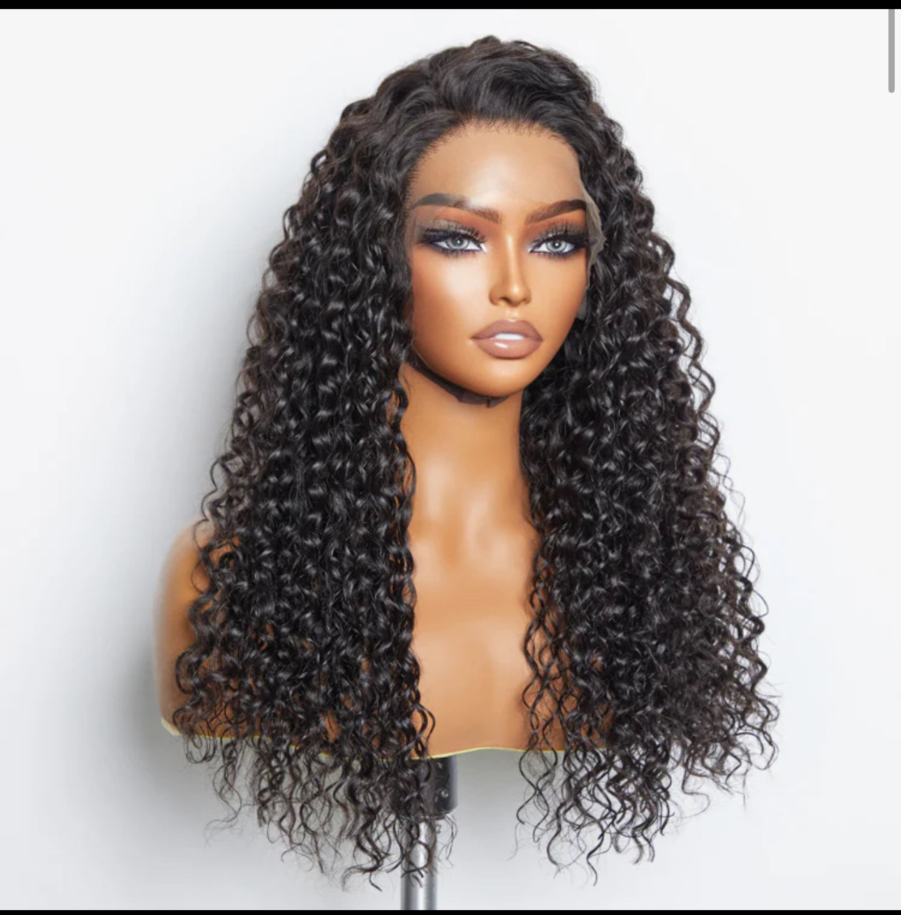 1B WATER WAVE GLUELESS WIG
