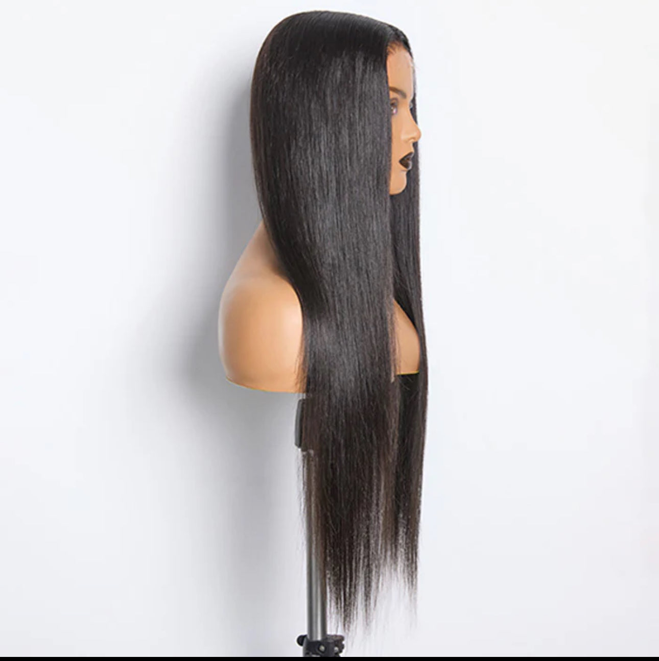 1B STRAIGHT  HD 5X5 LACE WIG MEHJAI