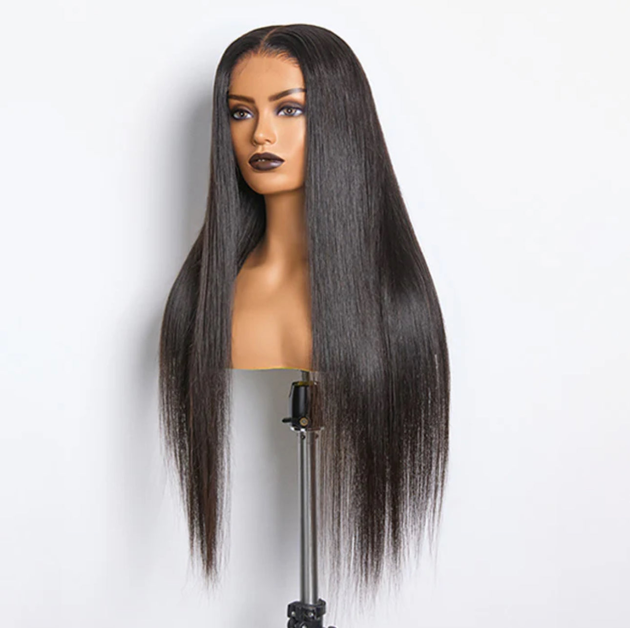 1B STRAIGHT  HD 5X5 LACE WIG MEHJAI