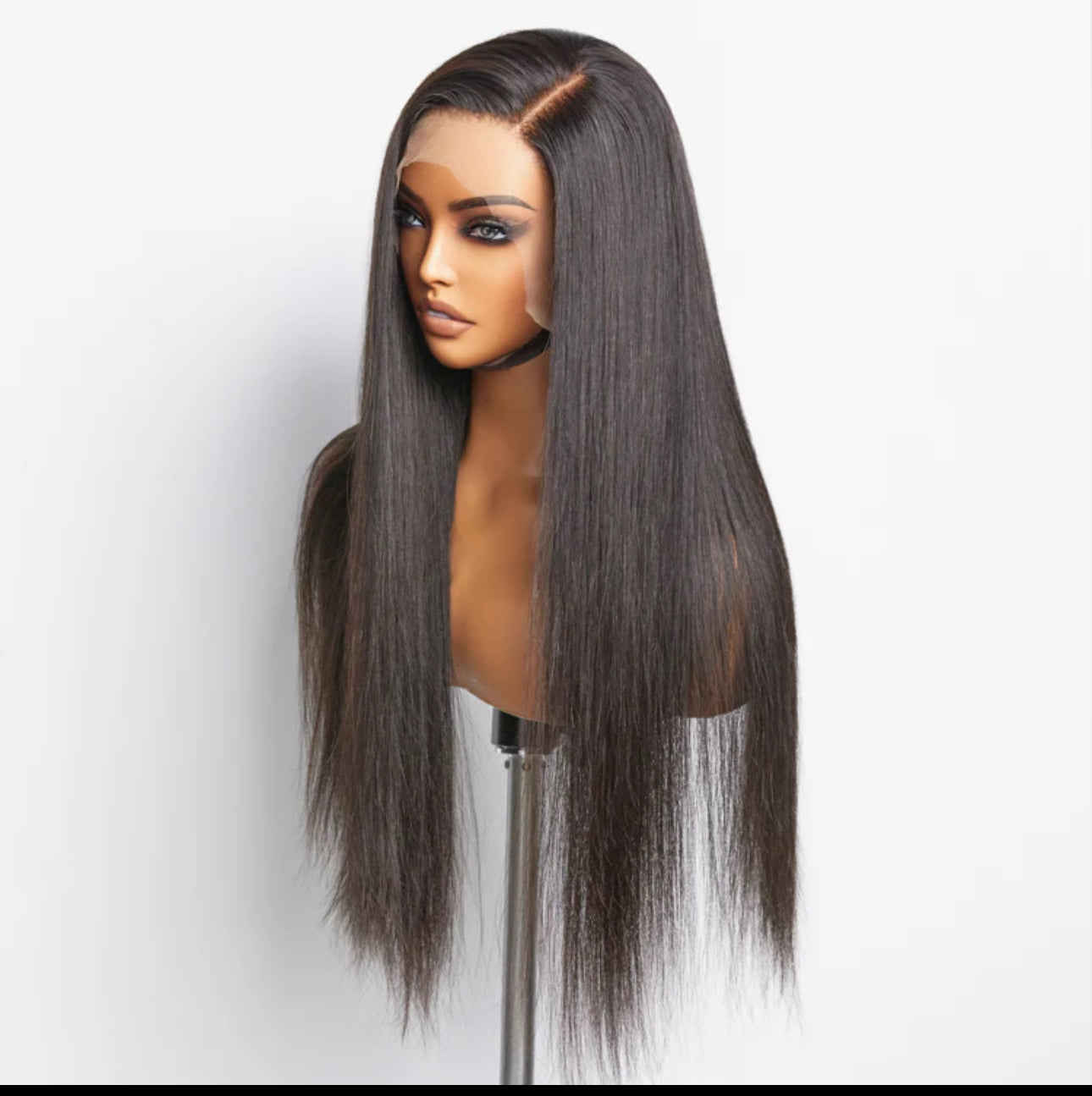 1B STRAIGHT GLUELESS LACE WIG MENA