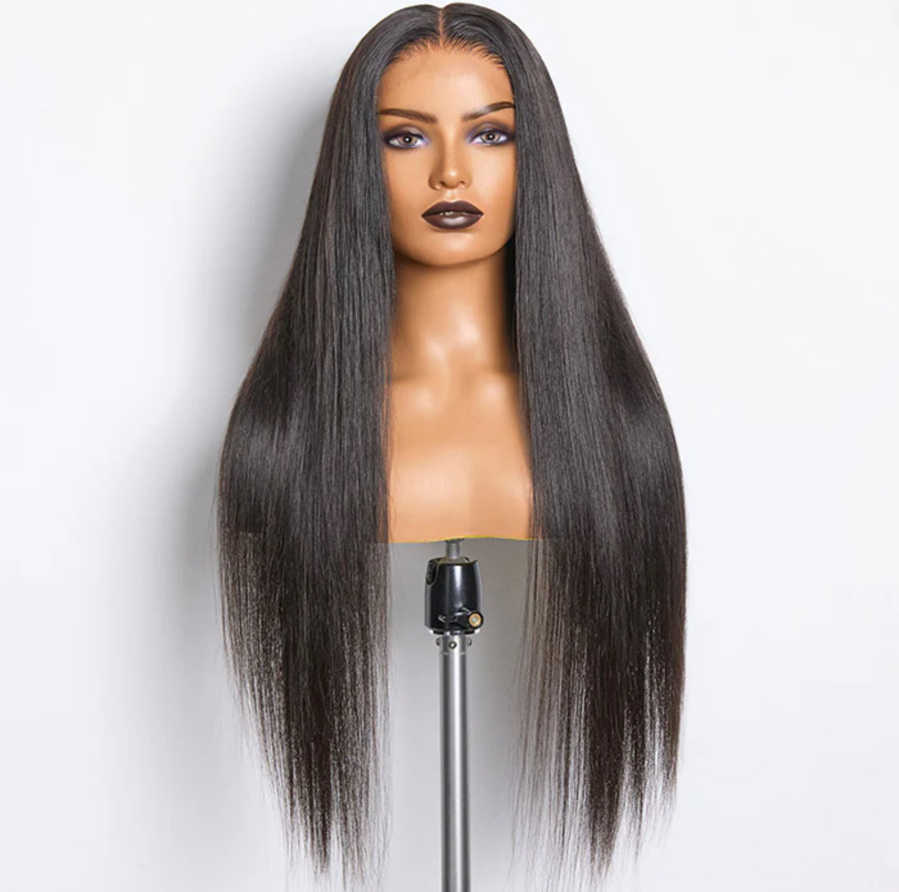 1B STRAIGHT  HD 5X5 LACE WIG MEHJAI