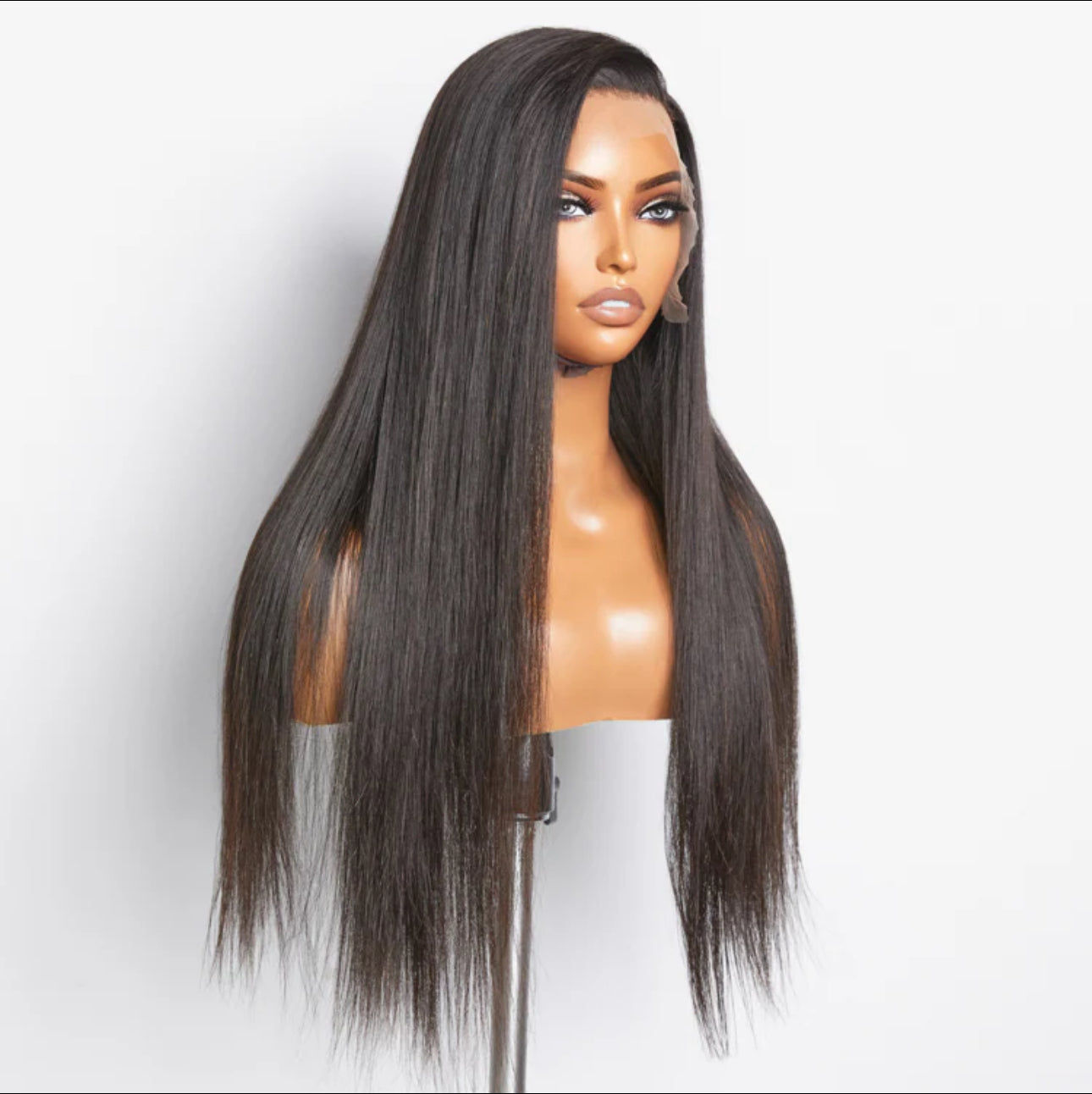 1B STRAIGHT GLUELESS LACE WIG MENA
