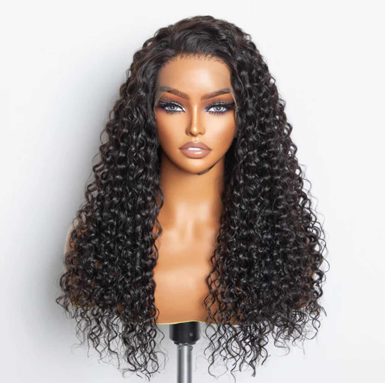 1B WATER WAVE GLUELESS WIG