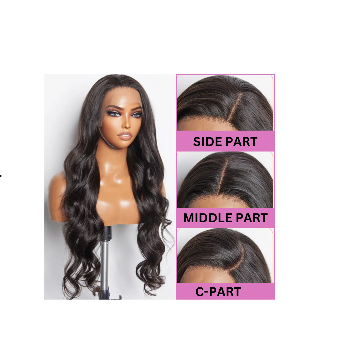 1B BODYWAVE 13X6 3D PRE-BLEACHED WIG